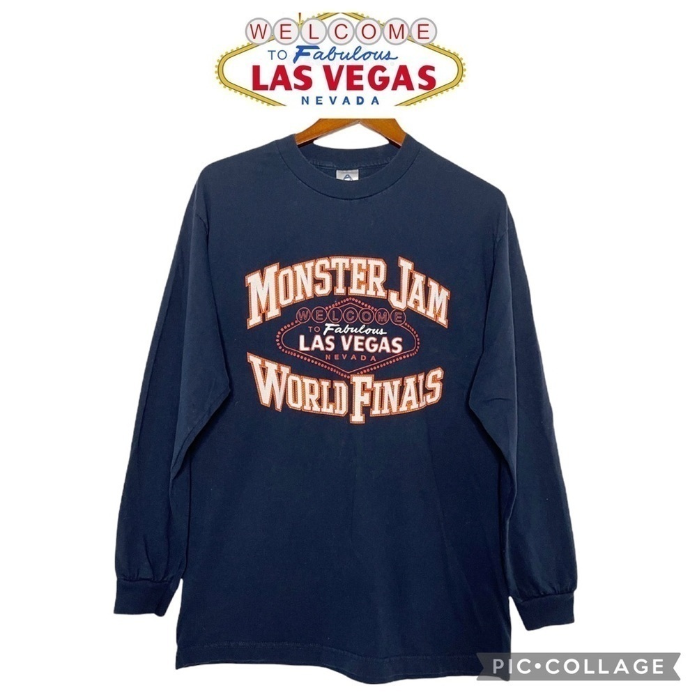 Vintage Monster Jam World Finals Fabulous Las Vegas long sleeve tshirt